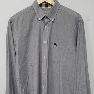AUTHENTIC Men's Large Burberry button down dress shirt